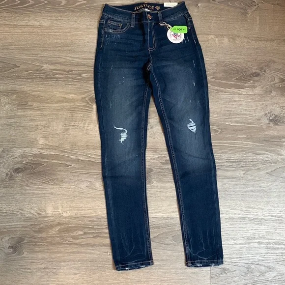 5 Pair New Justice Jeans - Picture 2 of 6